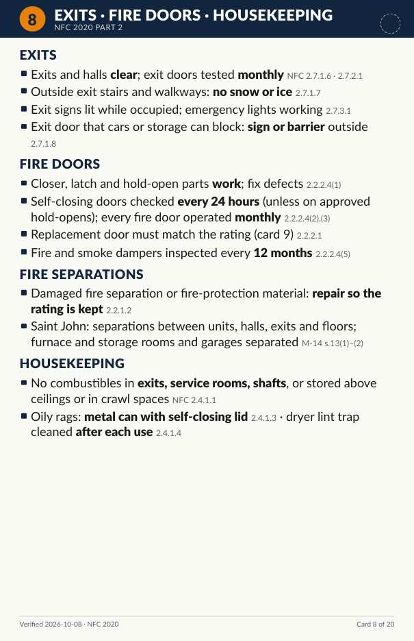 Field cards page 8
