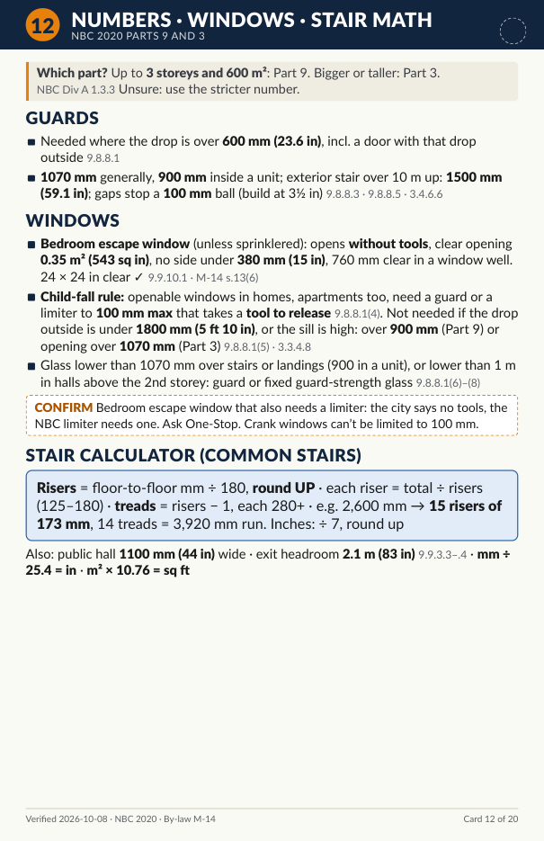 Field cards page 12