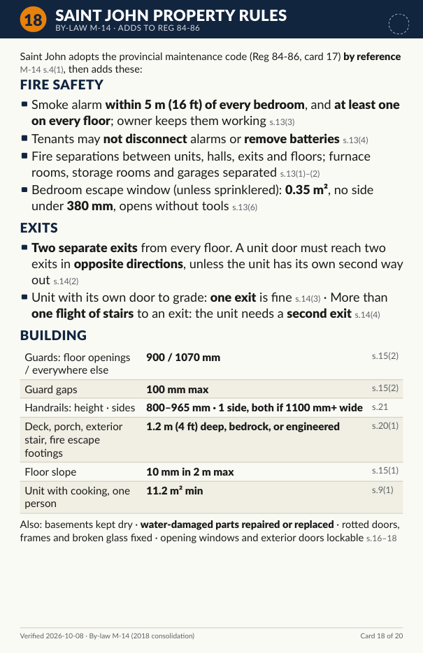 Field cards page 18