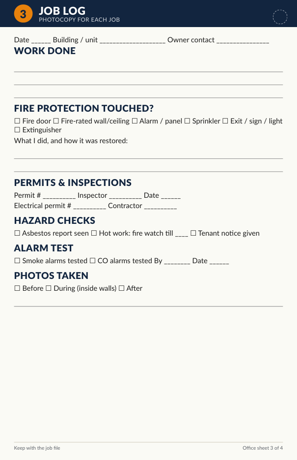 Office sheet page 3